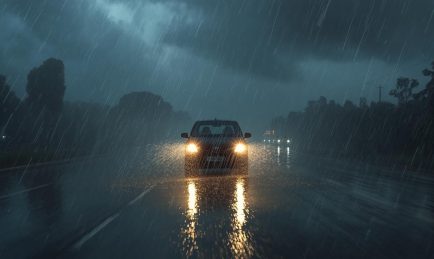 Safe Driving in heavy rain or Fog